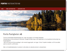 Tablet Screenshot of fortisab.se